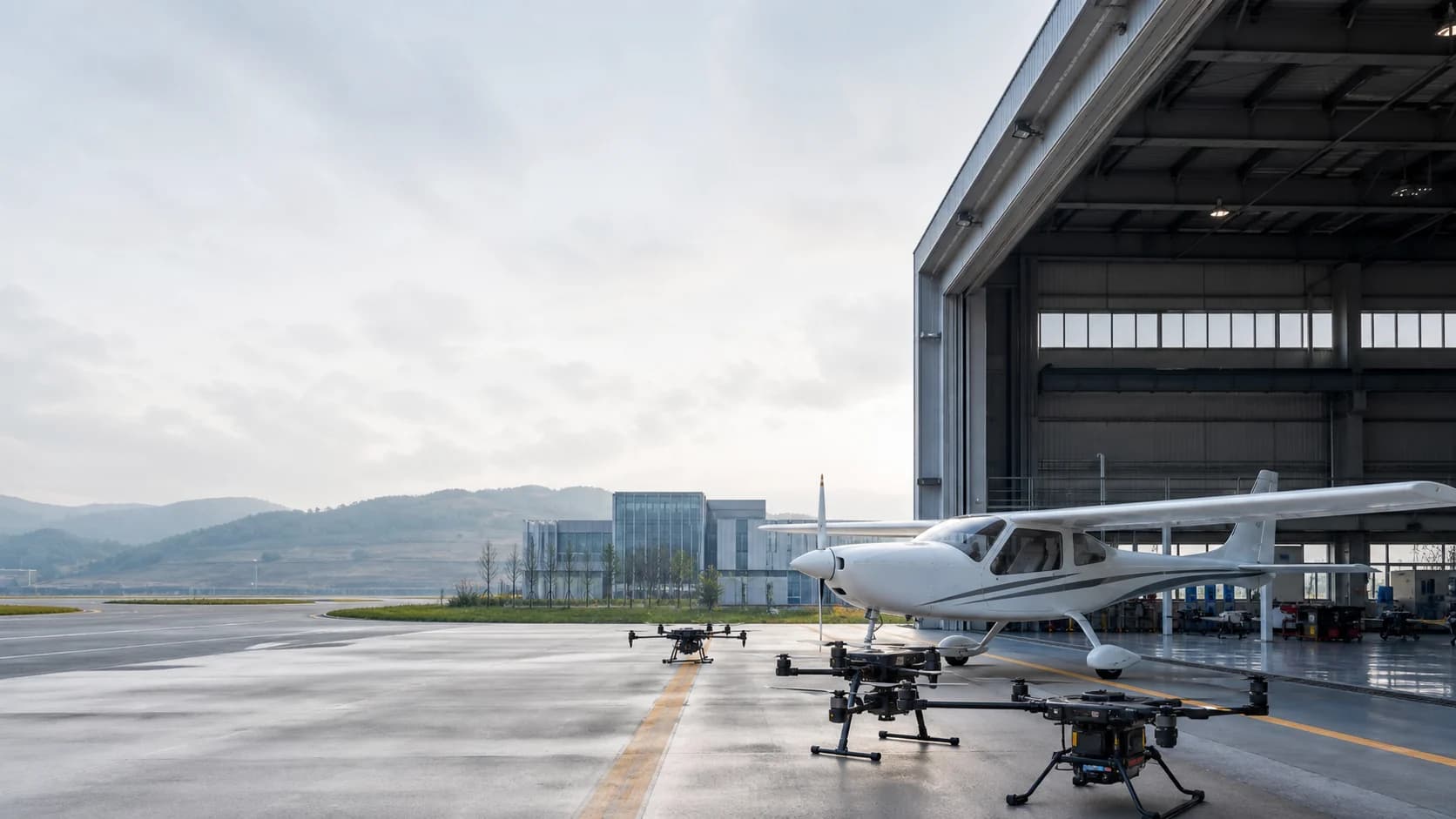 航空产业基地参访场景